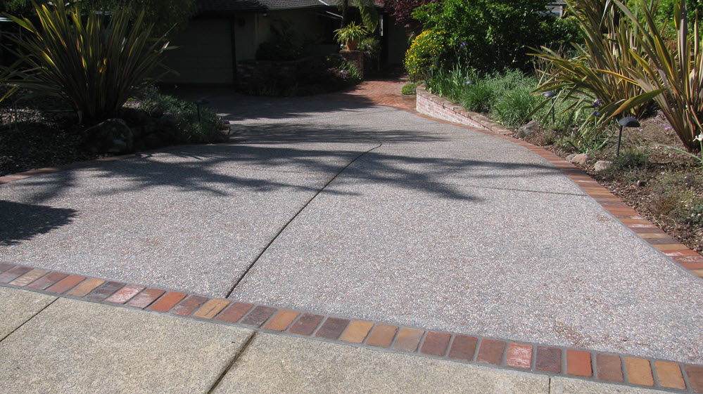 Aggregate Concrete Driveway Rochester Hills